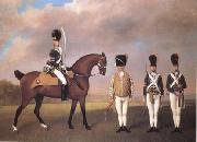STUBBS, George Soldiers of the Tenth Light Dragoons (mk25) painting